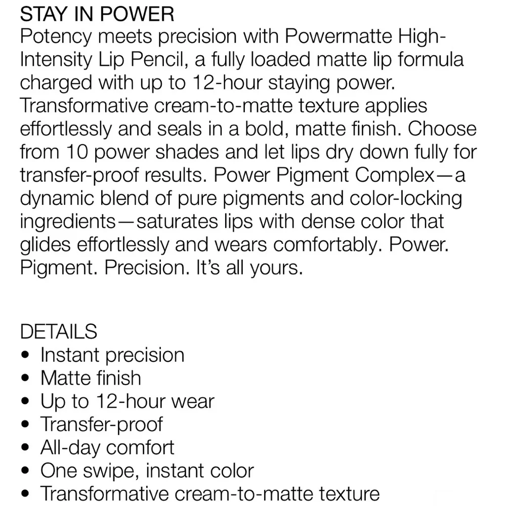 NARS Powermatte High-intensity Lip Pencil Dolce Vita - Picture 16 of 16